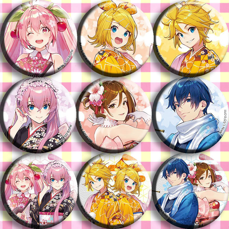 Hatsune Miku Anime Badge Pin S - Anime Merchandise Types review and price