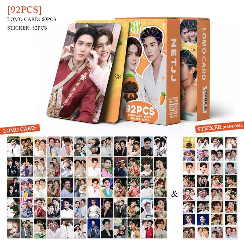 92Pcs/Set NetJJ Thai BL Actor  - Sticker Sheet Set review and price