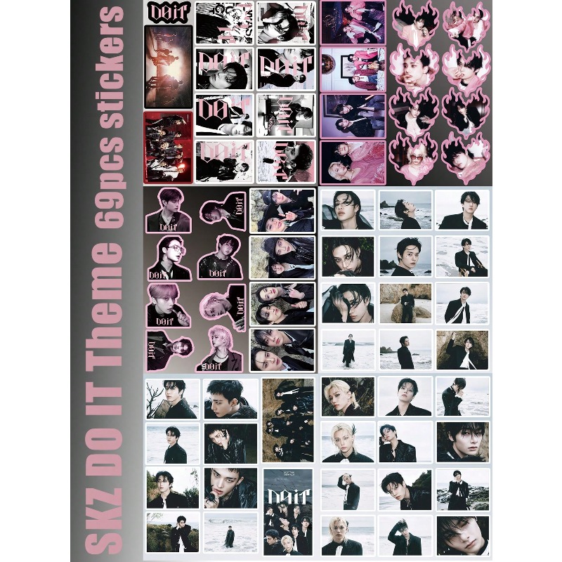 64pcs/65pcs/69pcs StrayKid,SK, - Sticker Sheet Set review and price