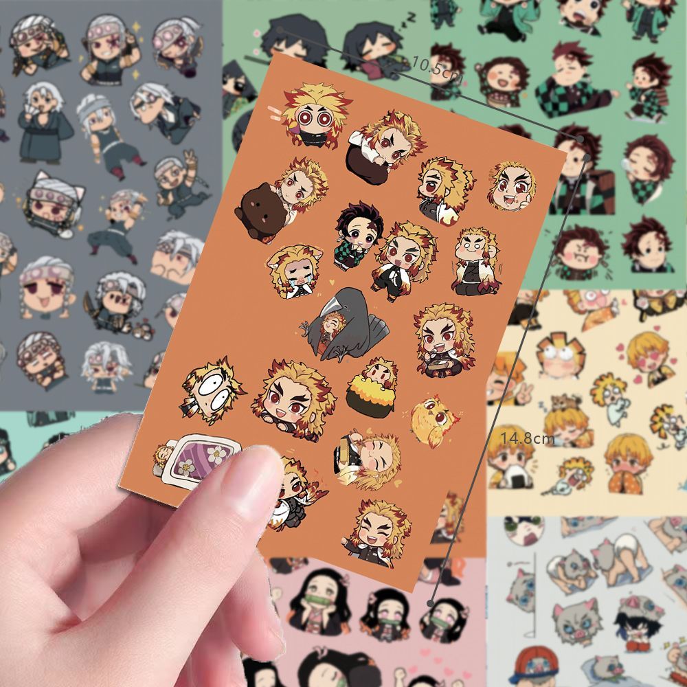 24pcs Chibi Demon Slayer scree - Sticker Sheet Set review and price